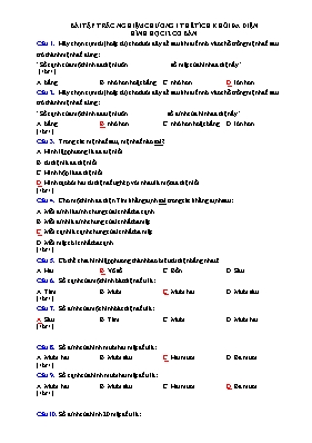Bài tập trắc nghiệm chương 1 thể tích khối đa diện Hình học 12